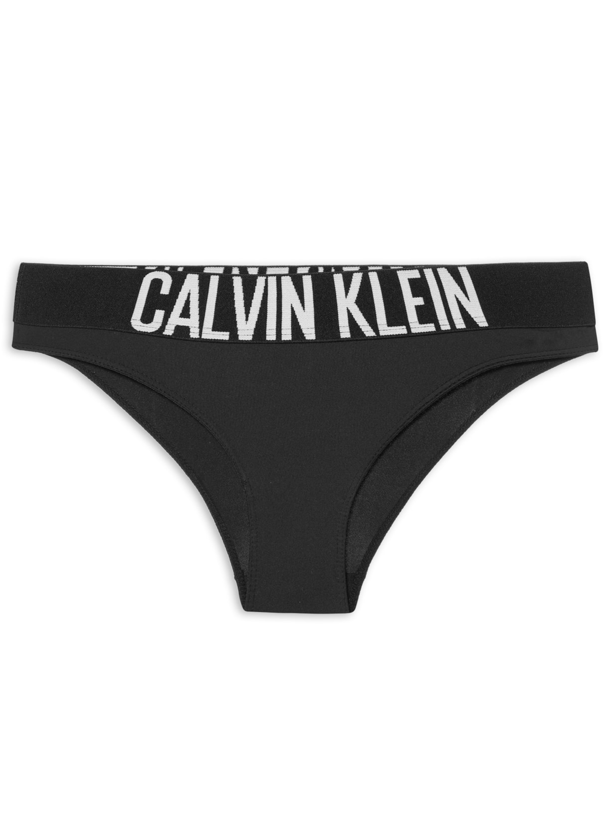 Calcinha Tanga Micro Intense Power Preto Calvin Klein Underwear