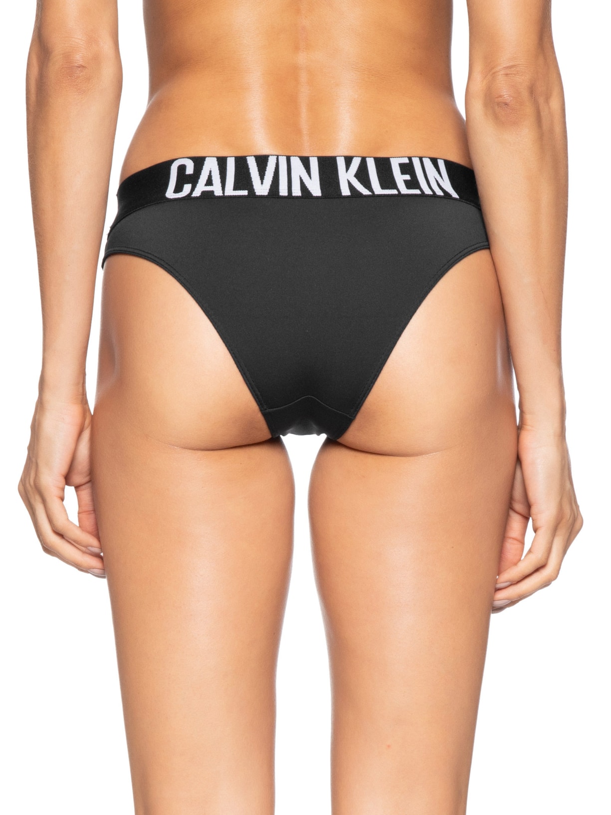 Calcinha Tanga Micro Intense Power Preto Calvin Klein Underwear