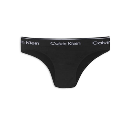 Calcinha Tanga Modern Cotton Seamless - Preto