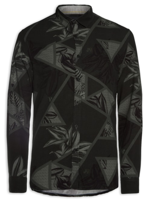 Camisa Camuflada - Preto