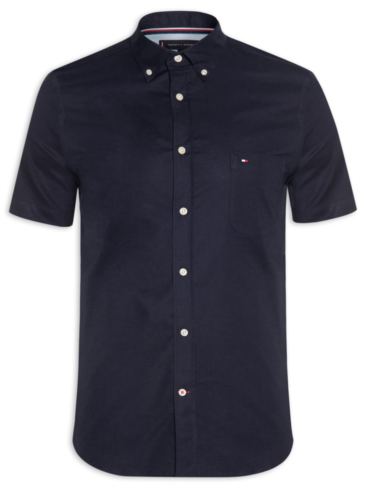 Camisa Casual Light Oxford Shirt Azul  Tommy Hilfiger