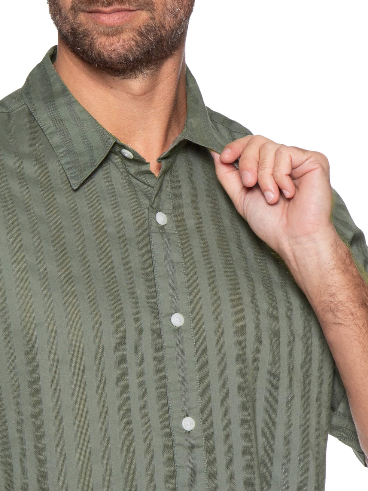 Camisa Casual Masculina Loose Fit Lama Boxy Verde Levi's