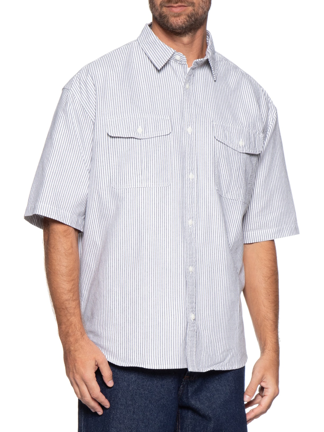 Camisa Casual Masculina Pacífica Loose Preto Levi's