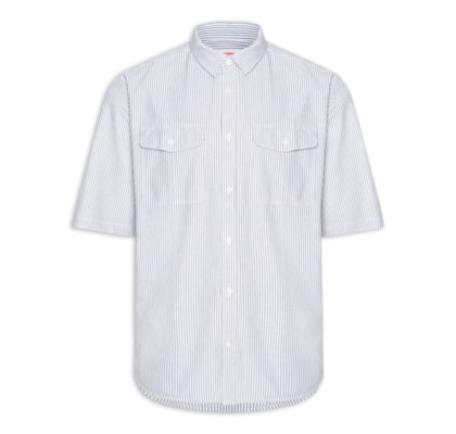 Camisa Casual Masculina Pacífica Loose - Preto