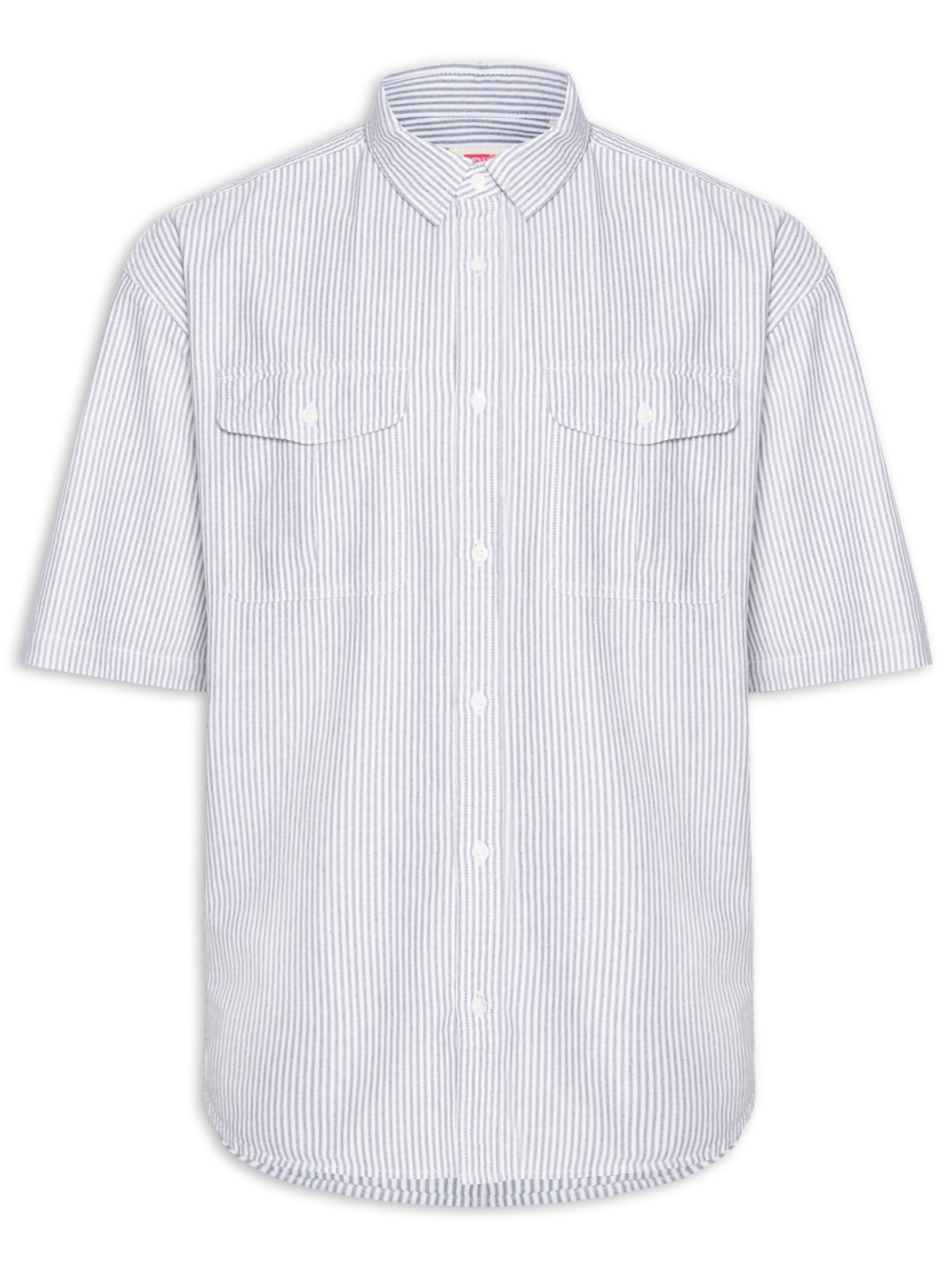 Camisa Casual Masculina Pacífica Loose - Preto