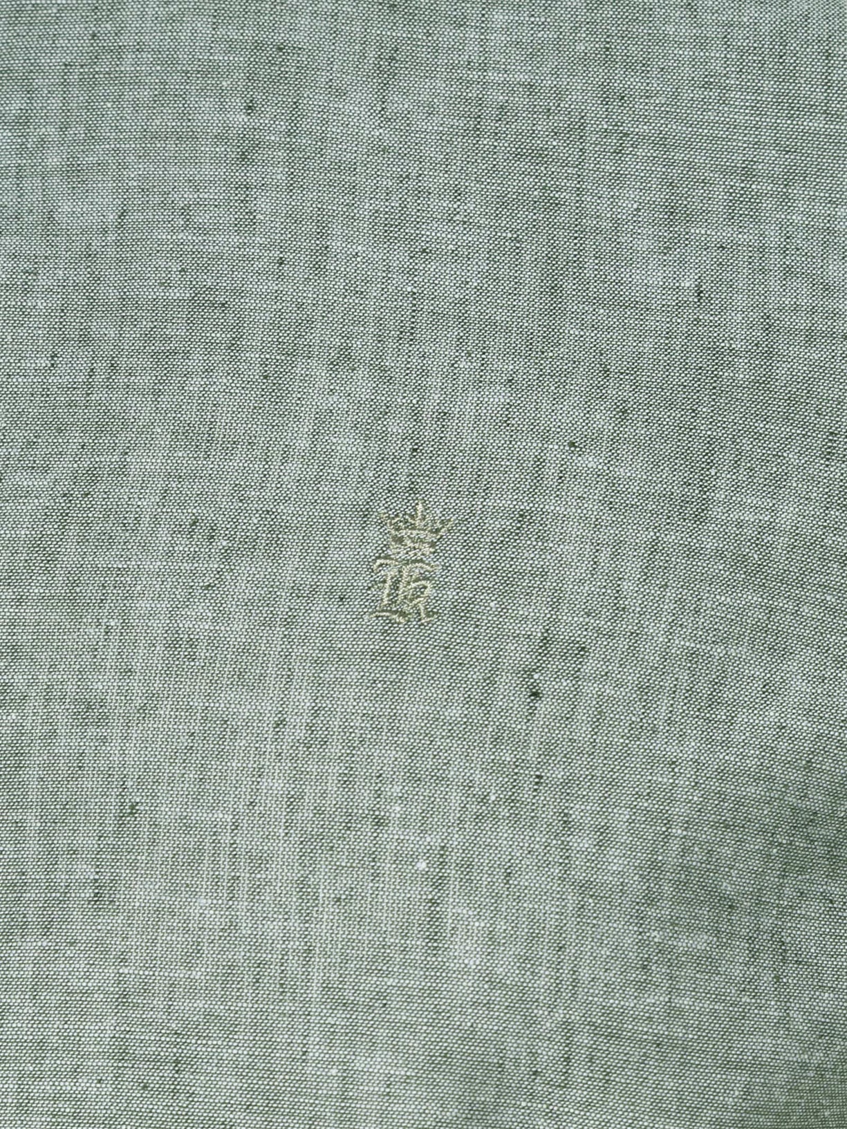 Camisa Casual Masculina Regular Fit Em Linho Verde Sergio K