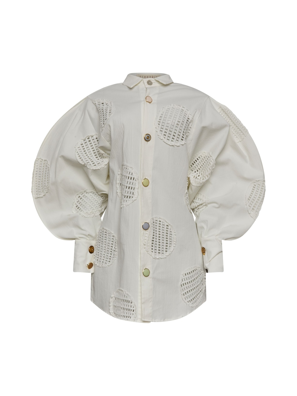 camisa ciclos estruturada off white