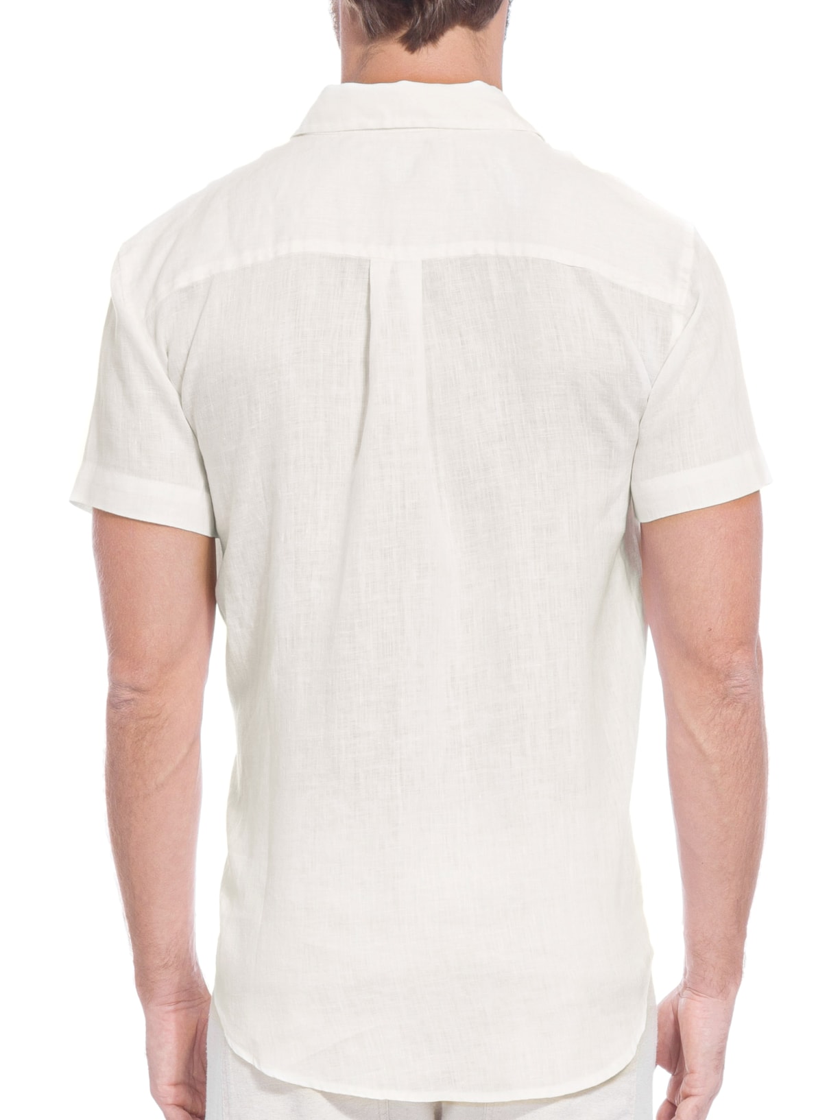 Camisa Classic Linen Mc Off White Osklen