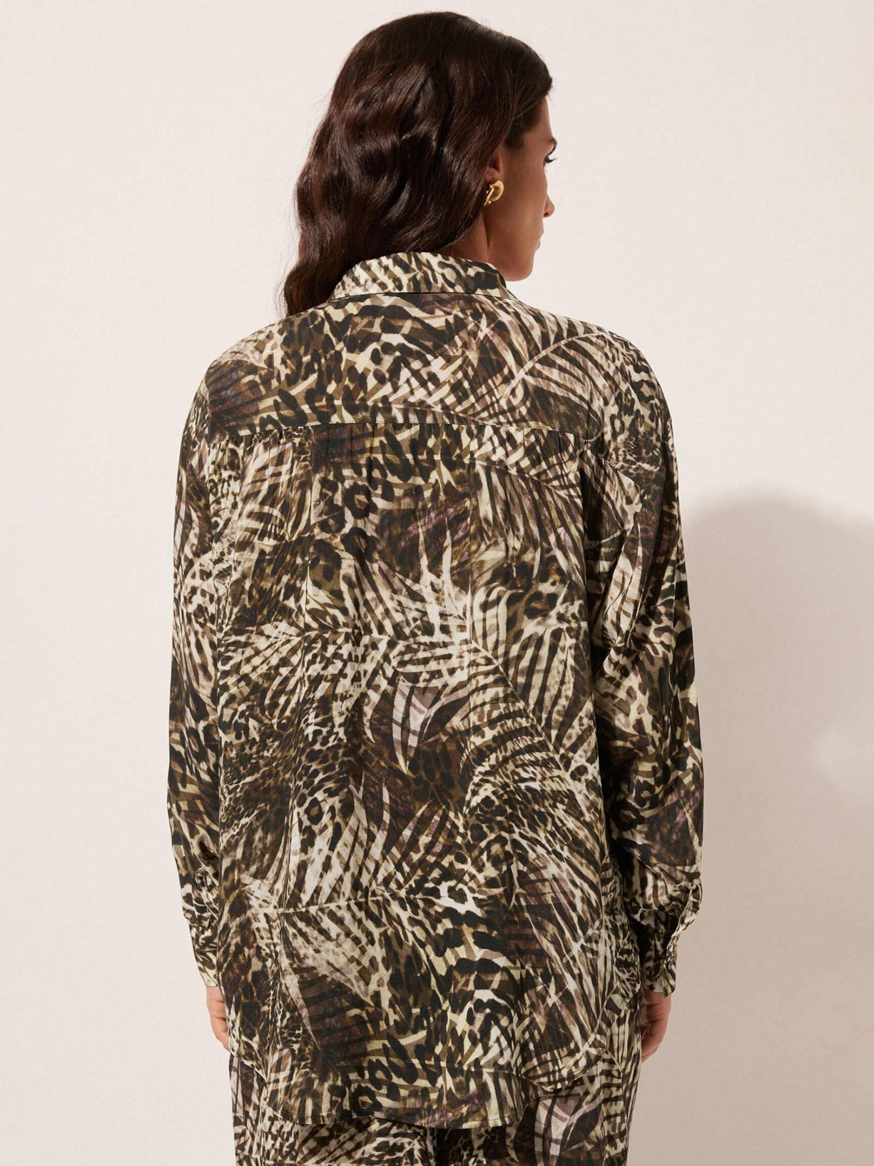 Camisa Com Padrão Selva Verde Calzedonia