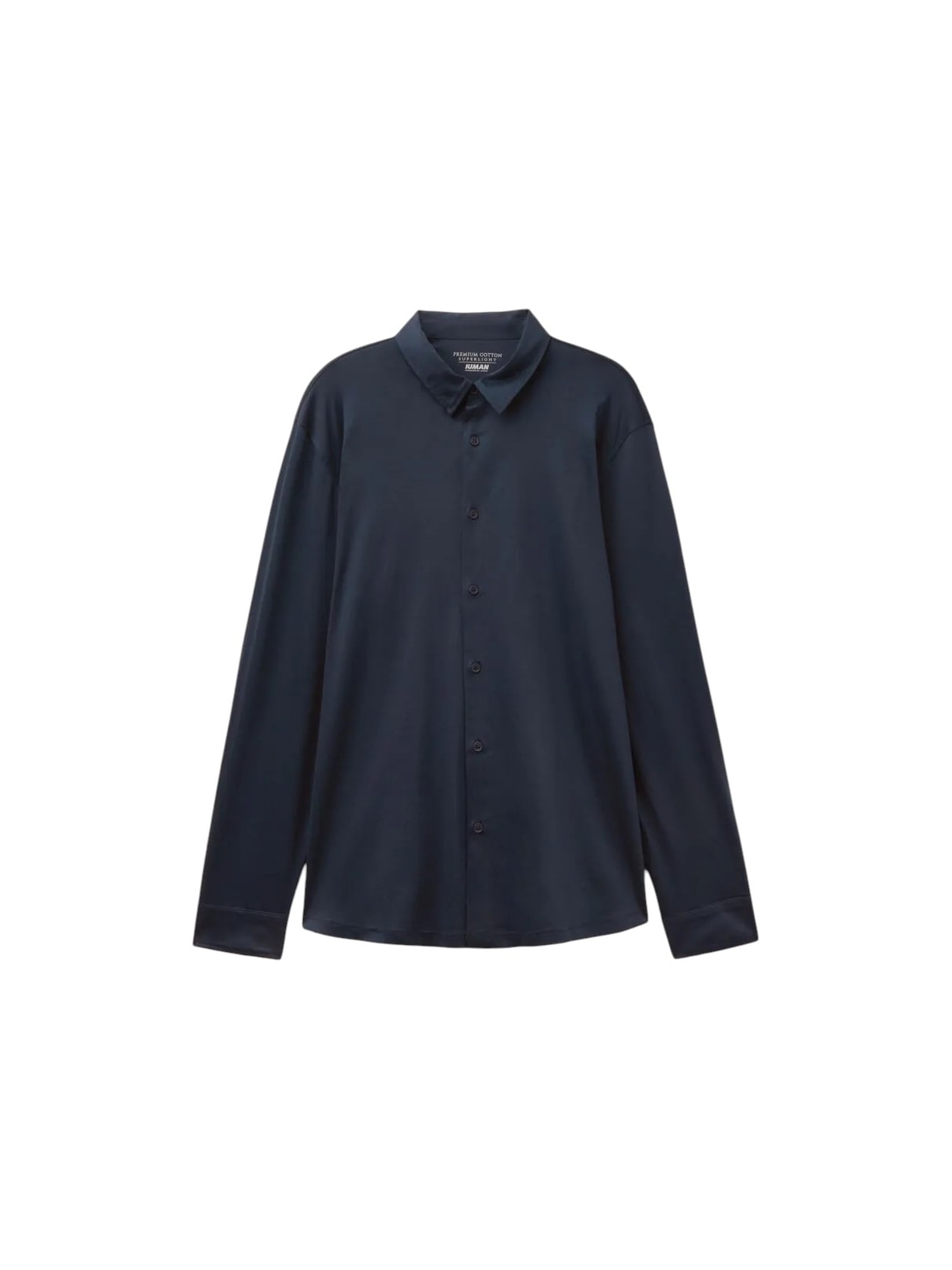 Camisa De Manga Comprida Em Algodão Premium Superlight Azul Intimissimi