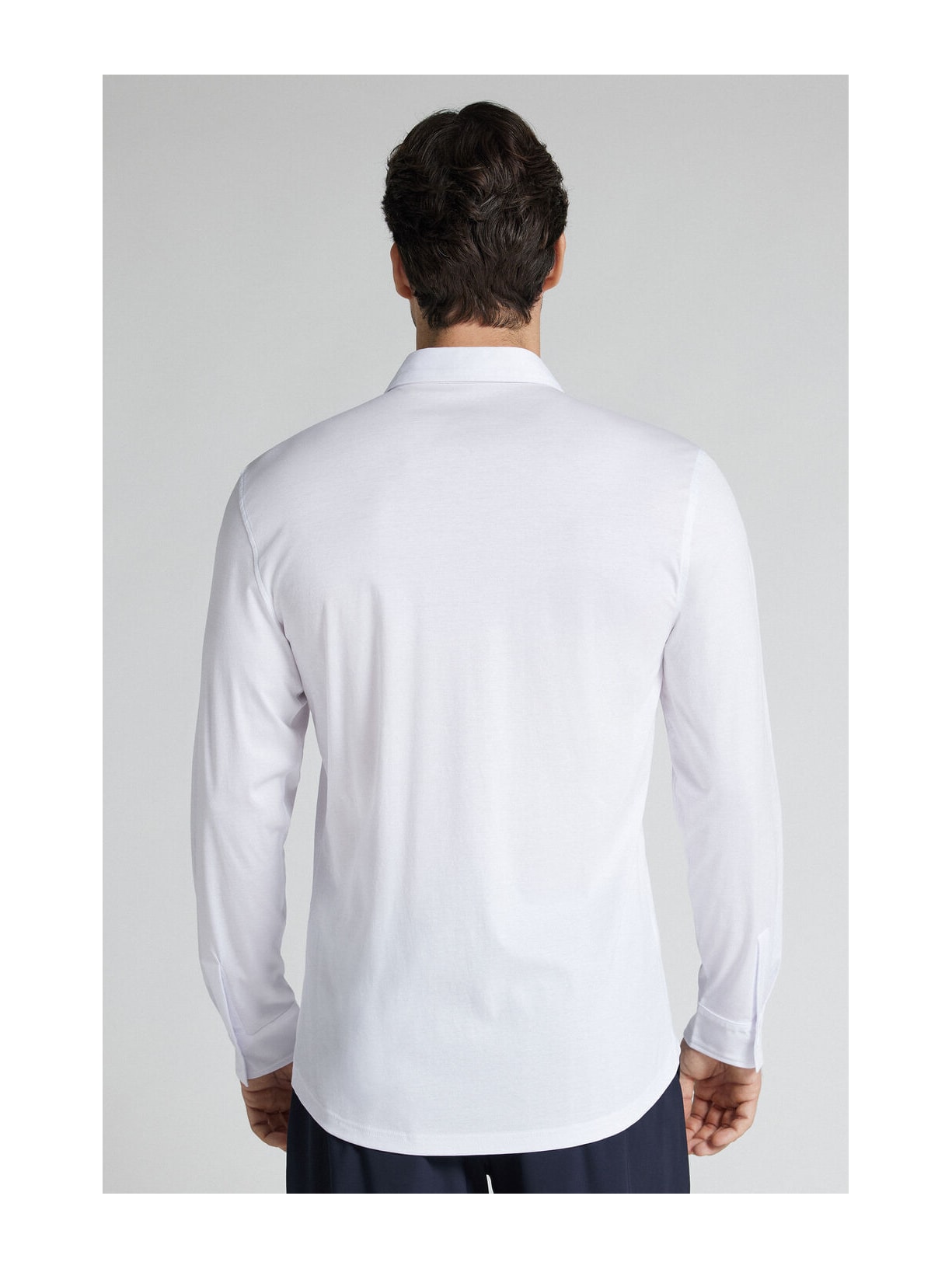 Camisa De Manga Comprida Em Algodão Premium Superlight Branco Intimissimi