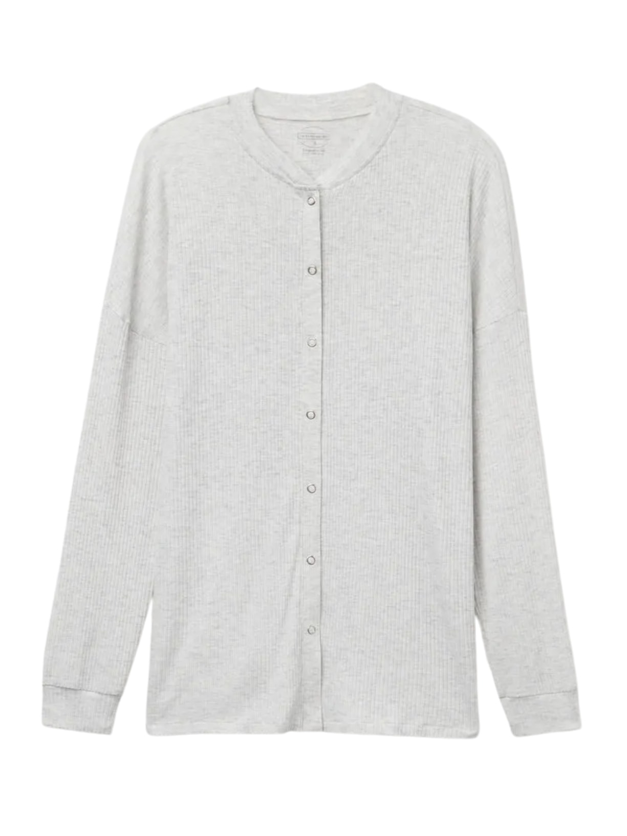 Camisa De Manga Comprida Em Modal Chic Comfort Cinza Intimissimi