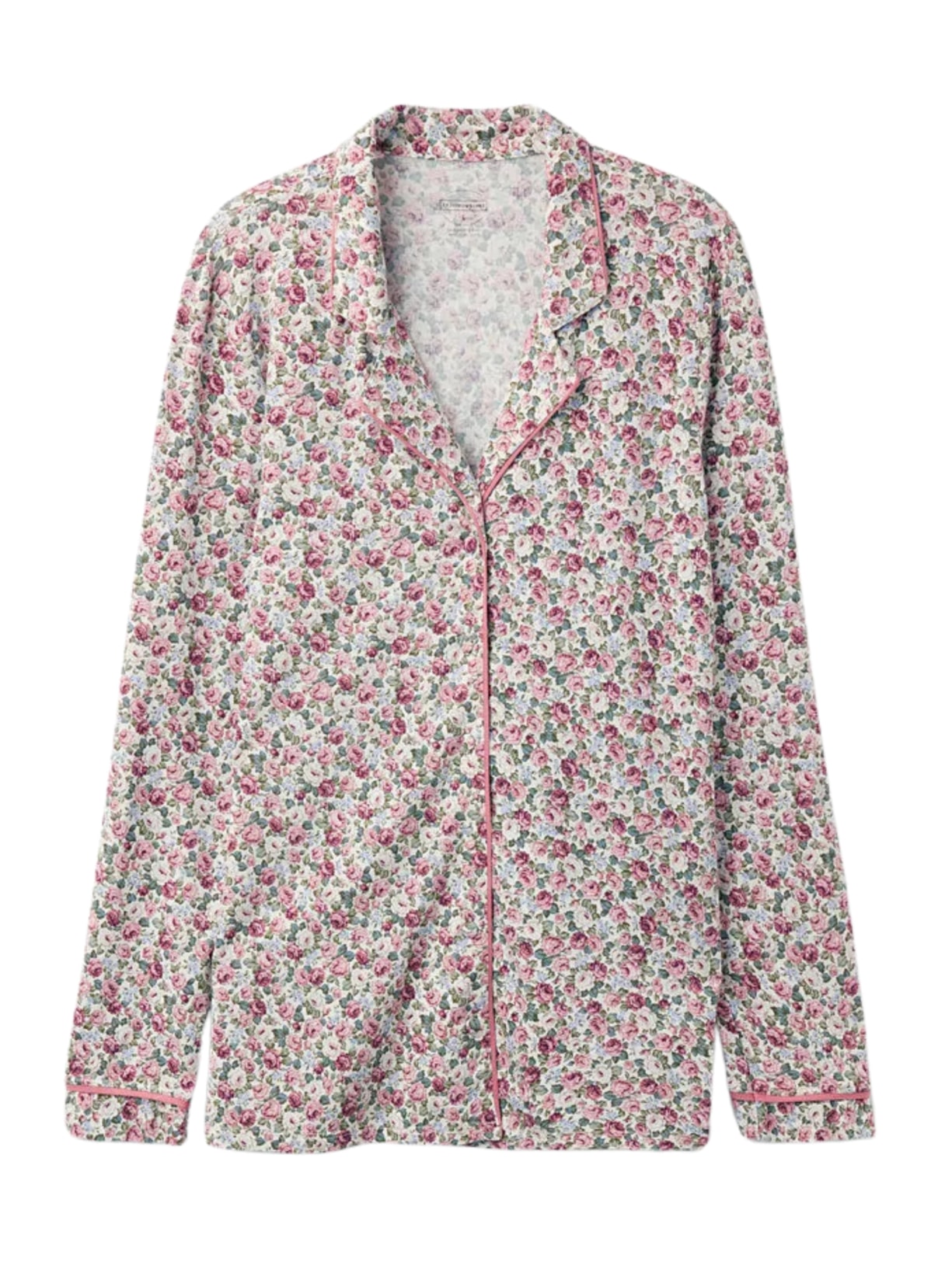Camisa De Manga Comprida Floral Romance Rosa Intimissimi