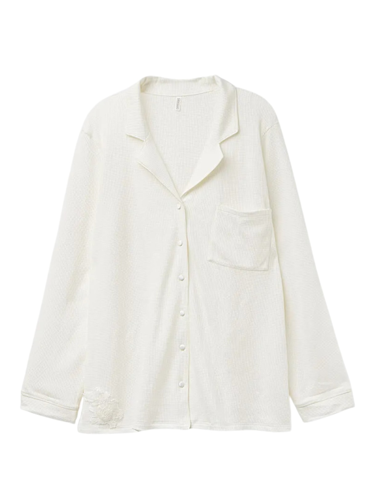 Camisa De Manga Comprida Glisten In The Light - Marfim