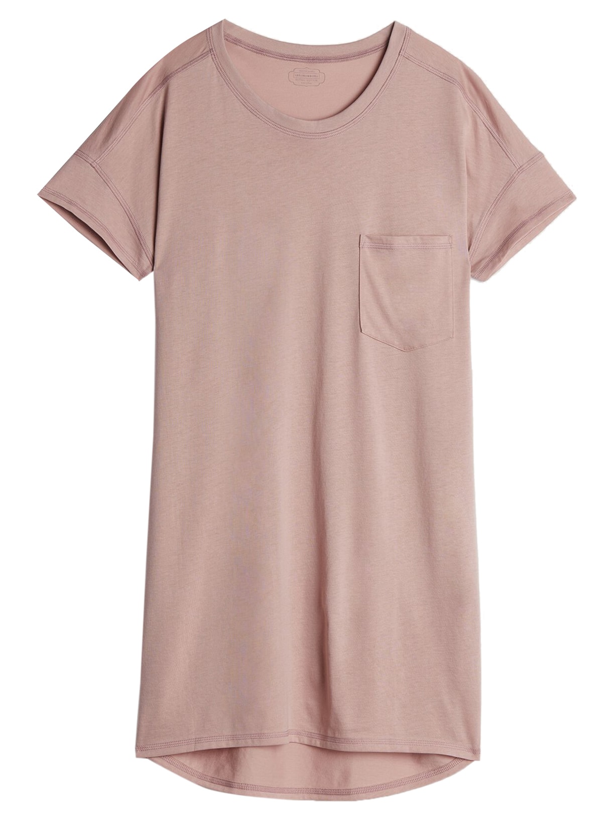 Camisa De Noite Em Algodão Supima® Ultrafresh - Rosa