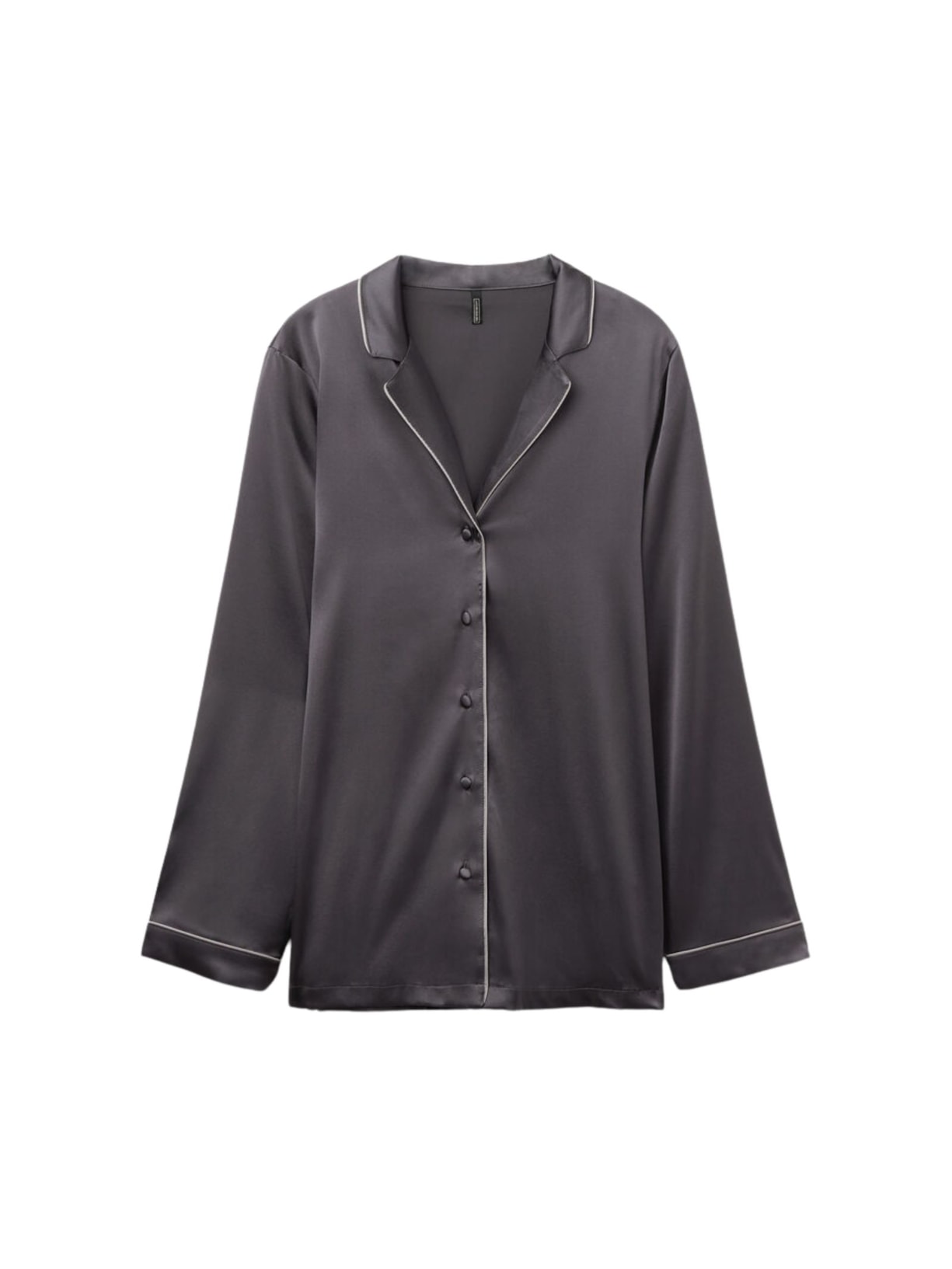 Camisa De Seda - Cinza