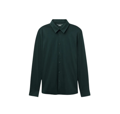 Camisa Em Algodão Premium - Azul