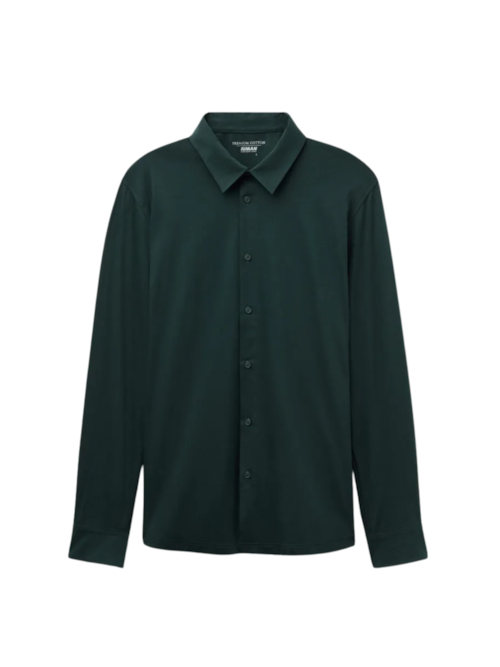 Camisa Em Algodão Premium - Azul
