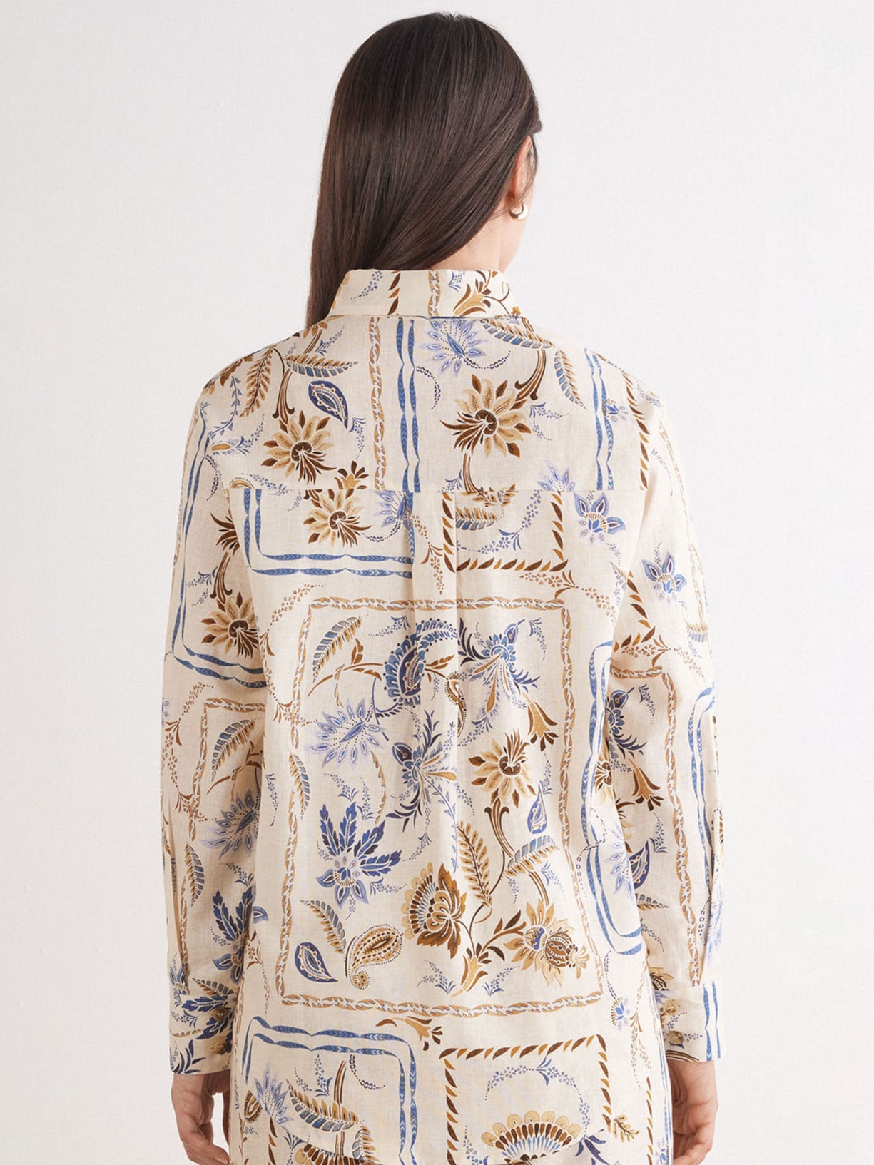 Camisa Em Linho e Algodão Italian Riviera Bege Intimissimi