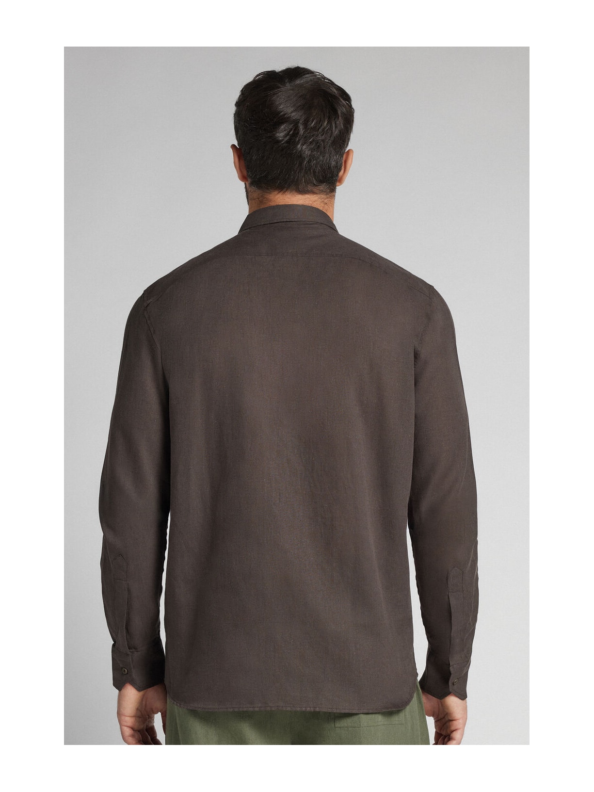 Camisa Em Linho e Algodão Marrom Intimissimi
