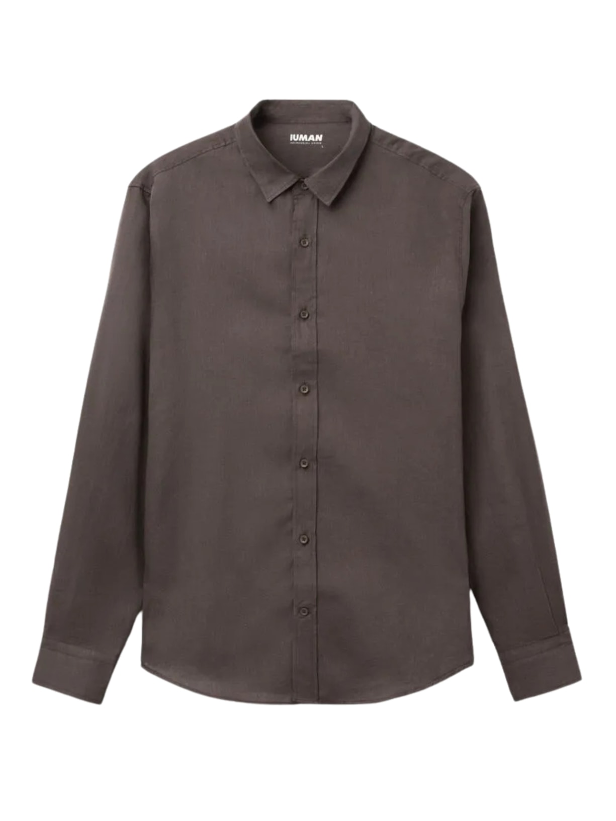 Camisa Em Linho e Algodão - Marrom