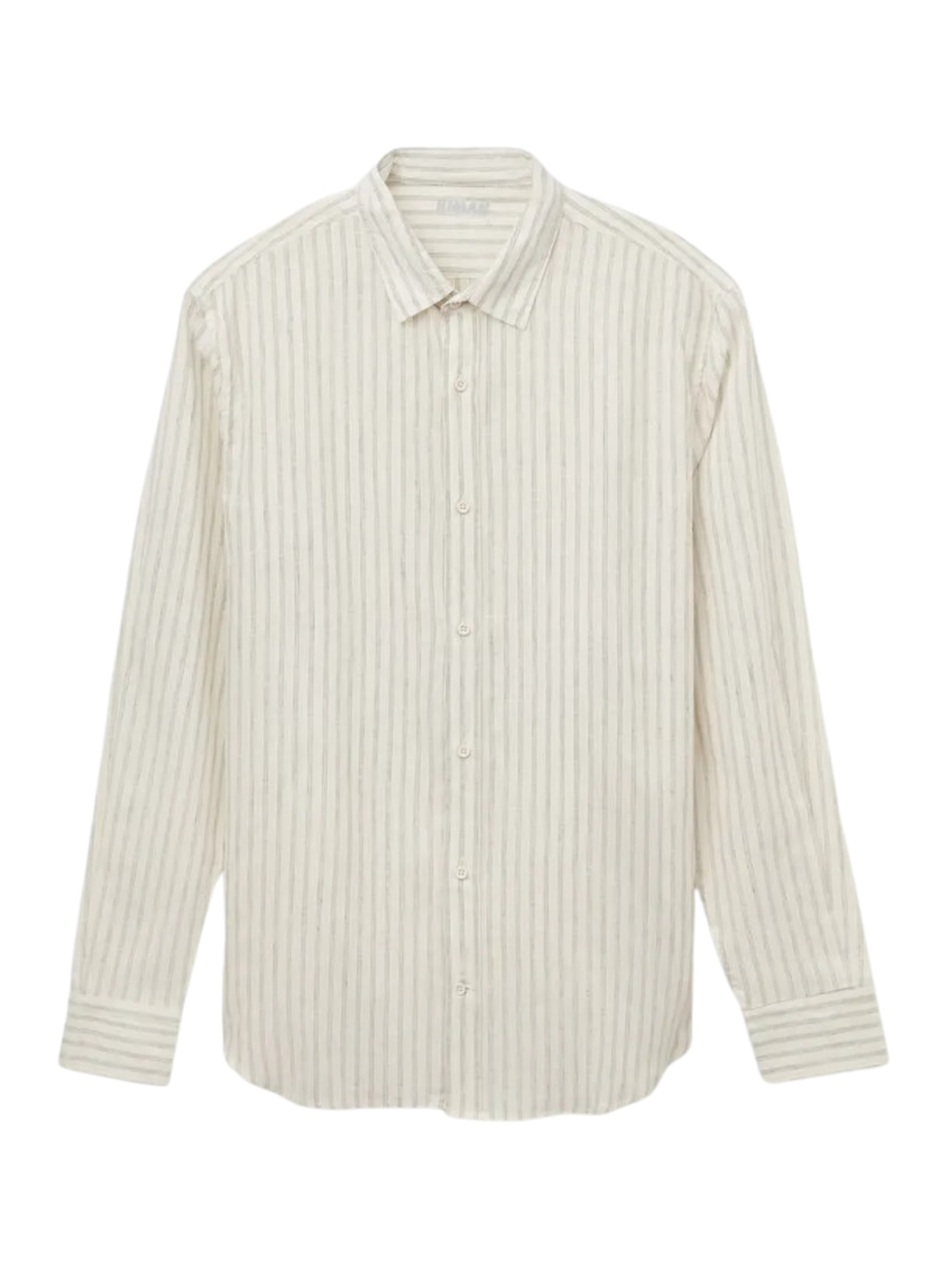 Camisa Em Linho e Algodão - Preto