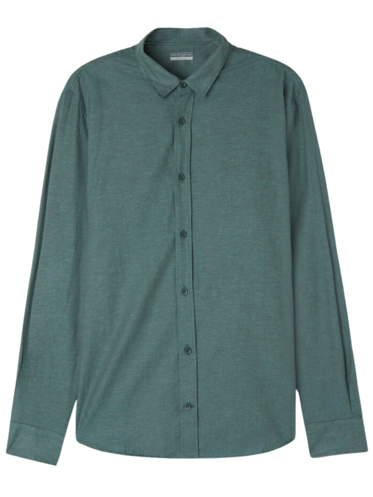 Camisa Em Linho e Algodão - Verde