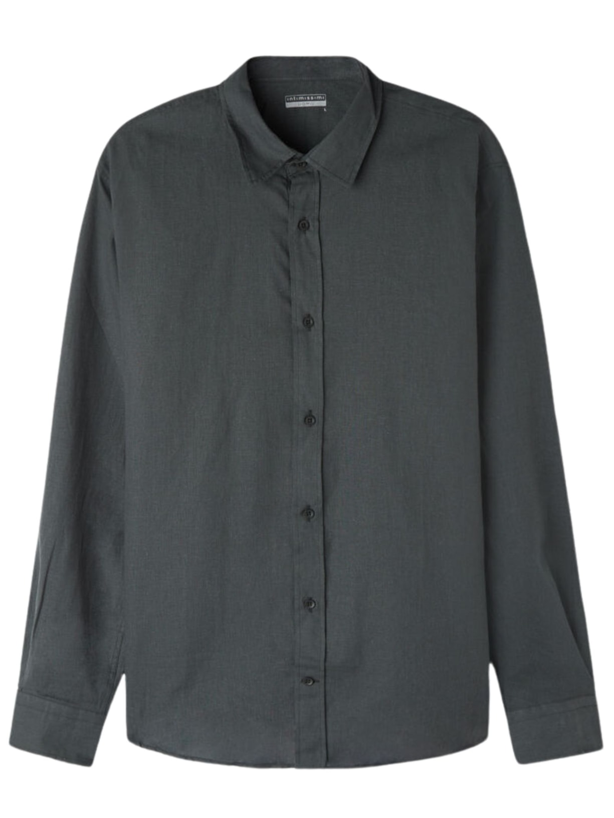 Camisa Em Linho e Algodão - Verde