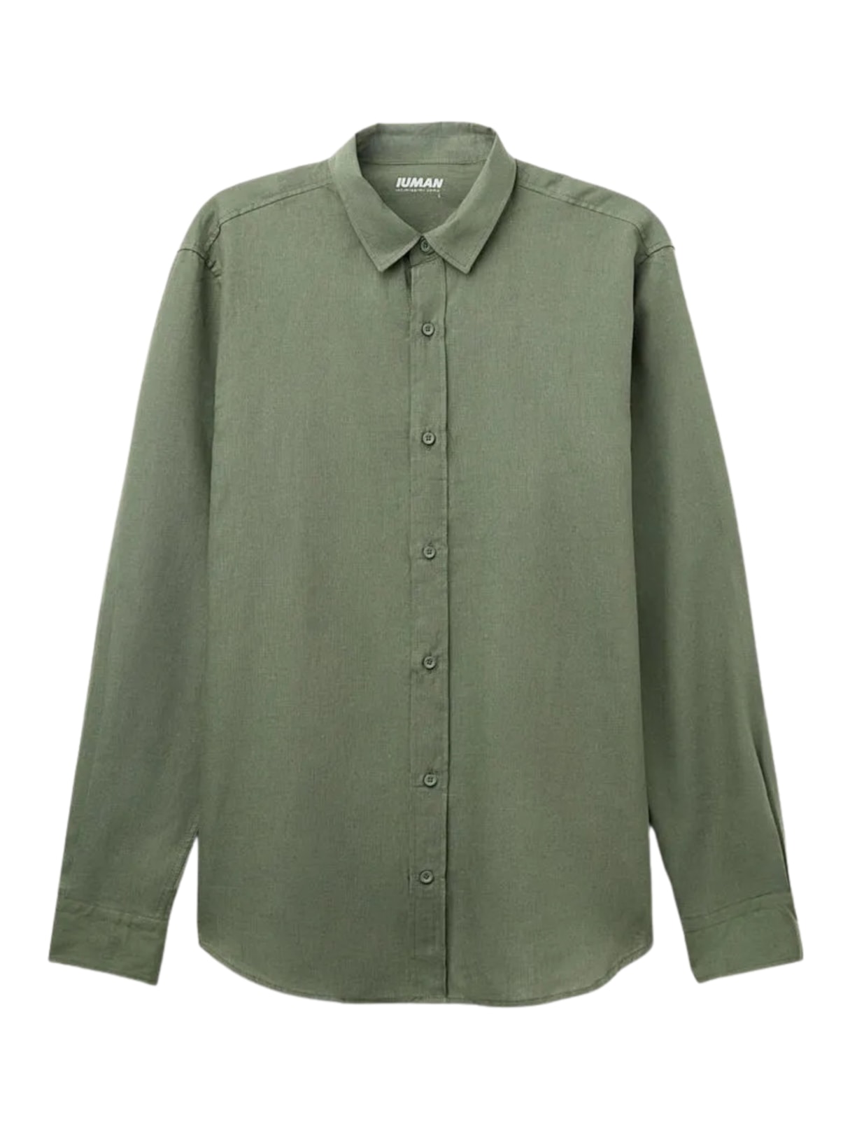 Camisa Em Linho e Algodão - Verde