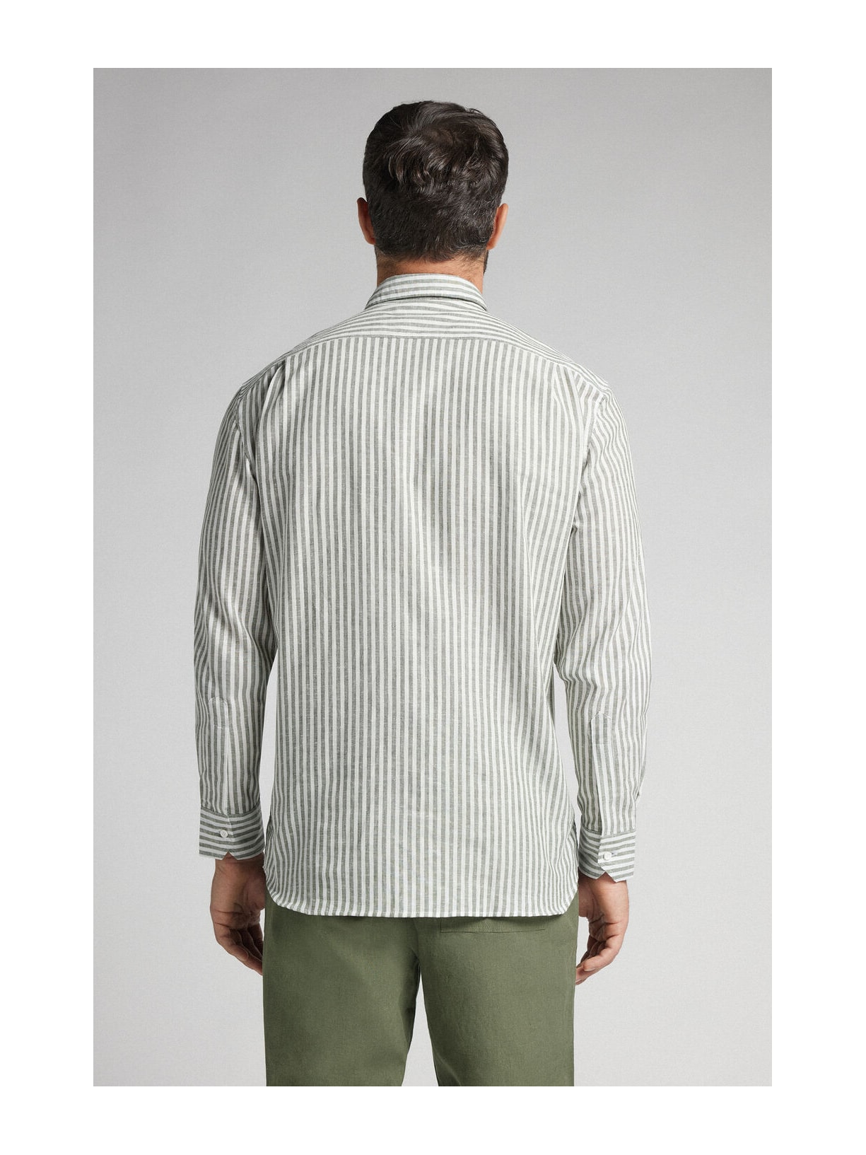 Camisa Em Linho e Algodão Verde Intimissimi