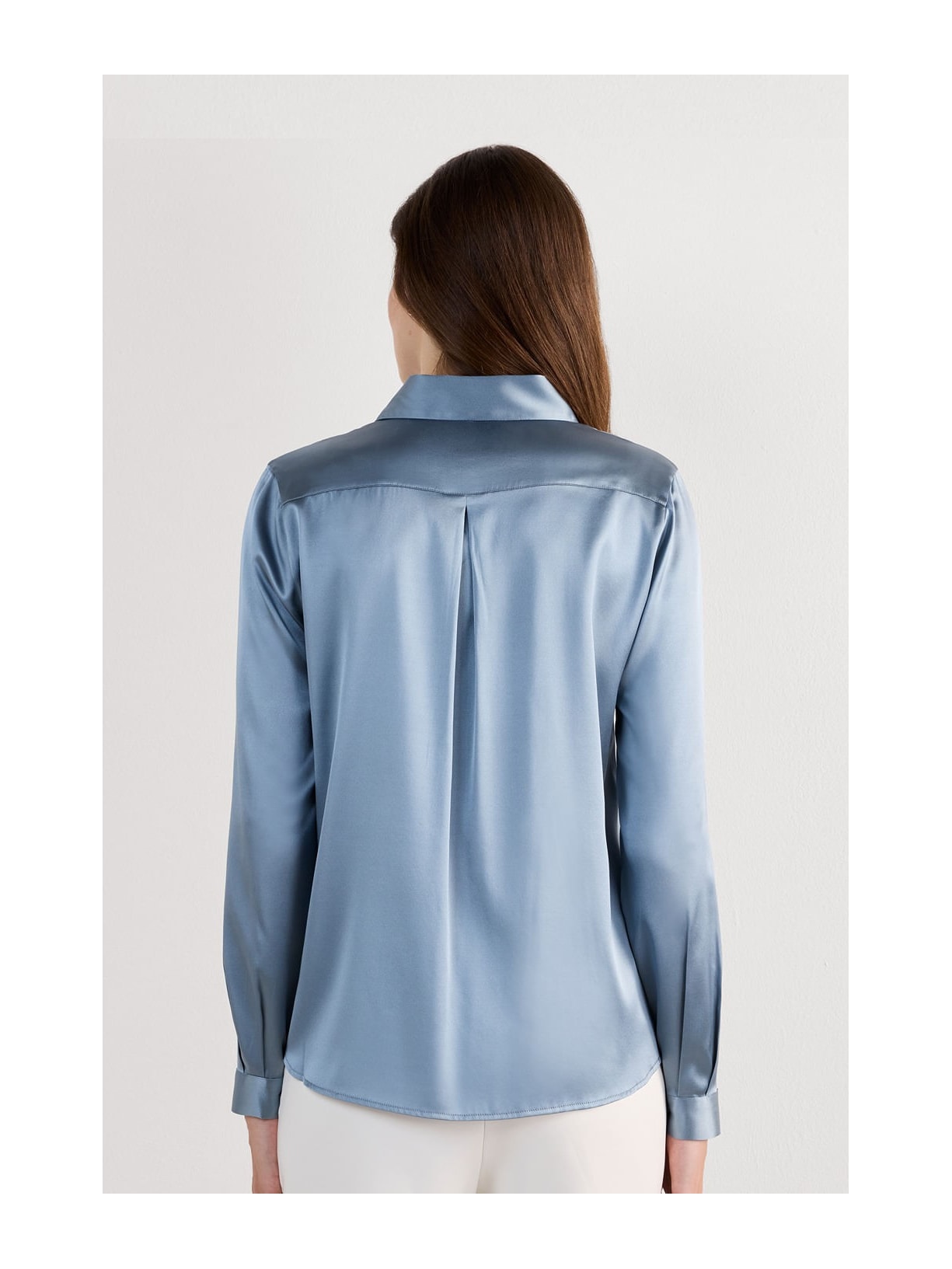 Camisa Em Seda Azul Intimissimi