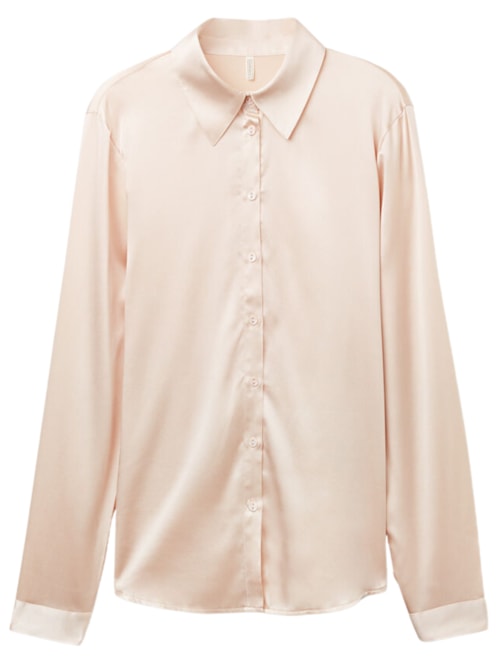 Camisa Em Seda - Off-White