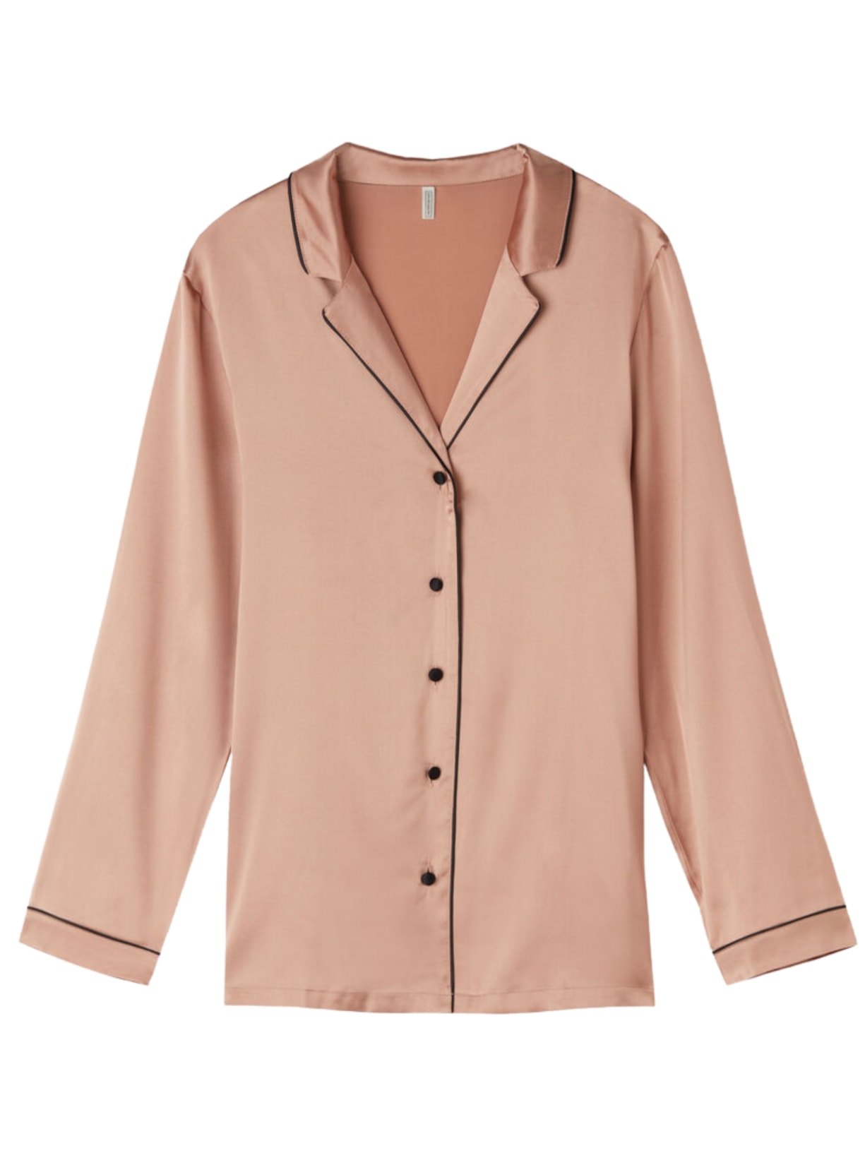 Camisa Em Seda - Rosa