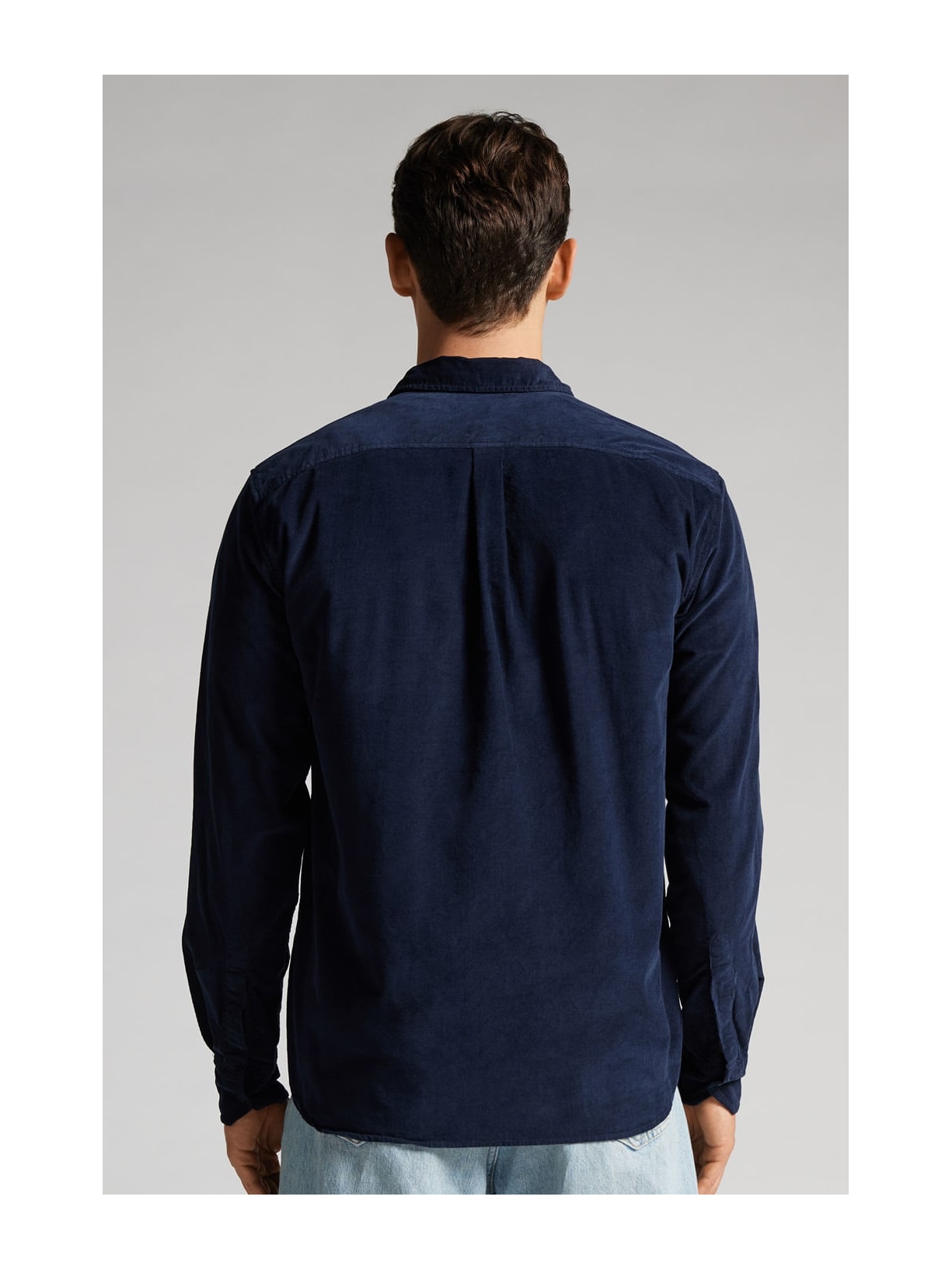 Camisa Em Veludo Canelado Azul Intimissimi