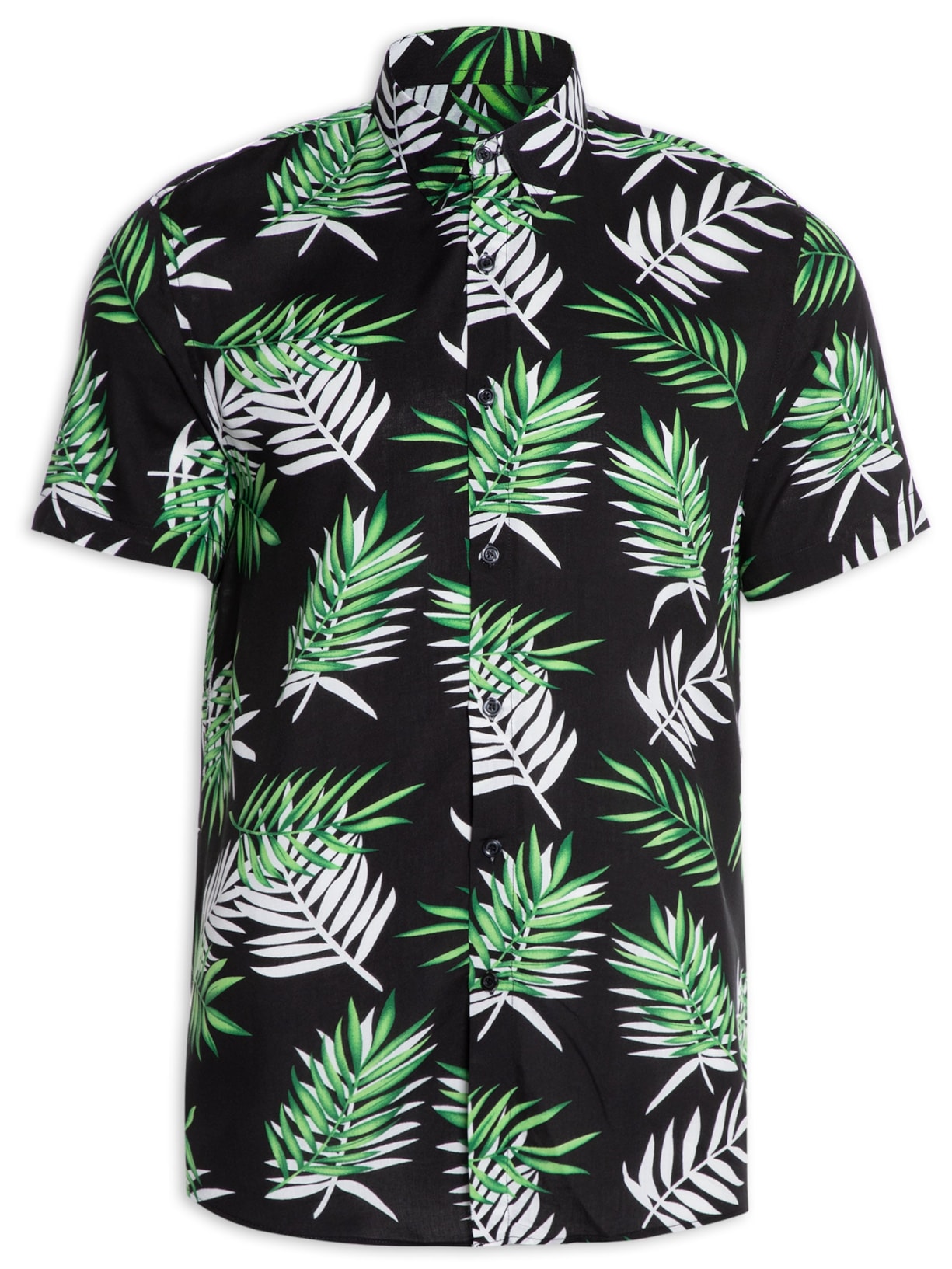 Camisa Estampada - Preto