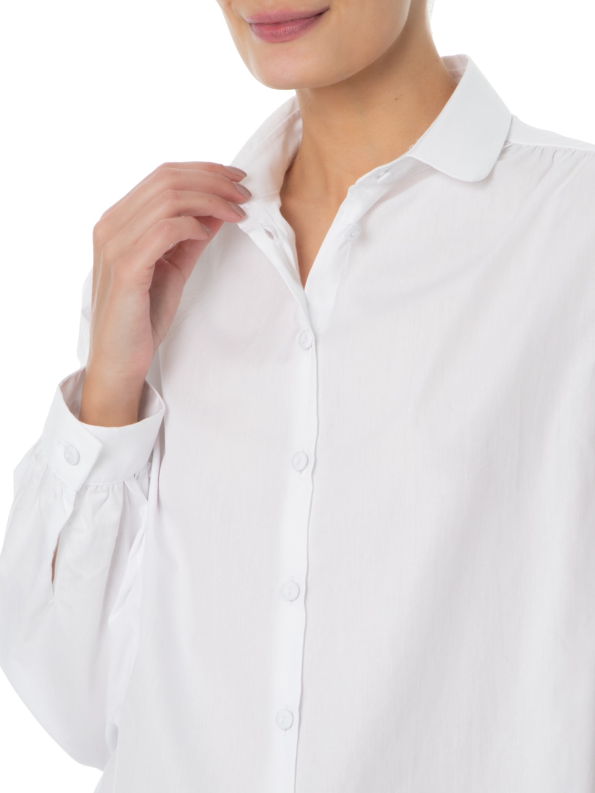 Camisa Feminina Adela Branco Le Lis