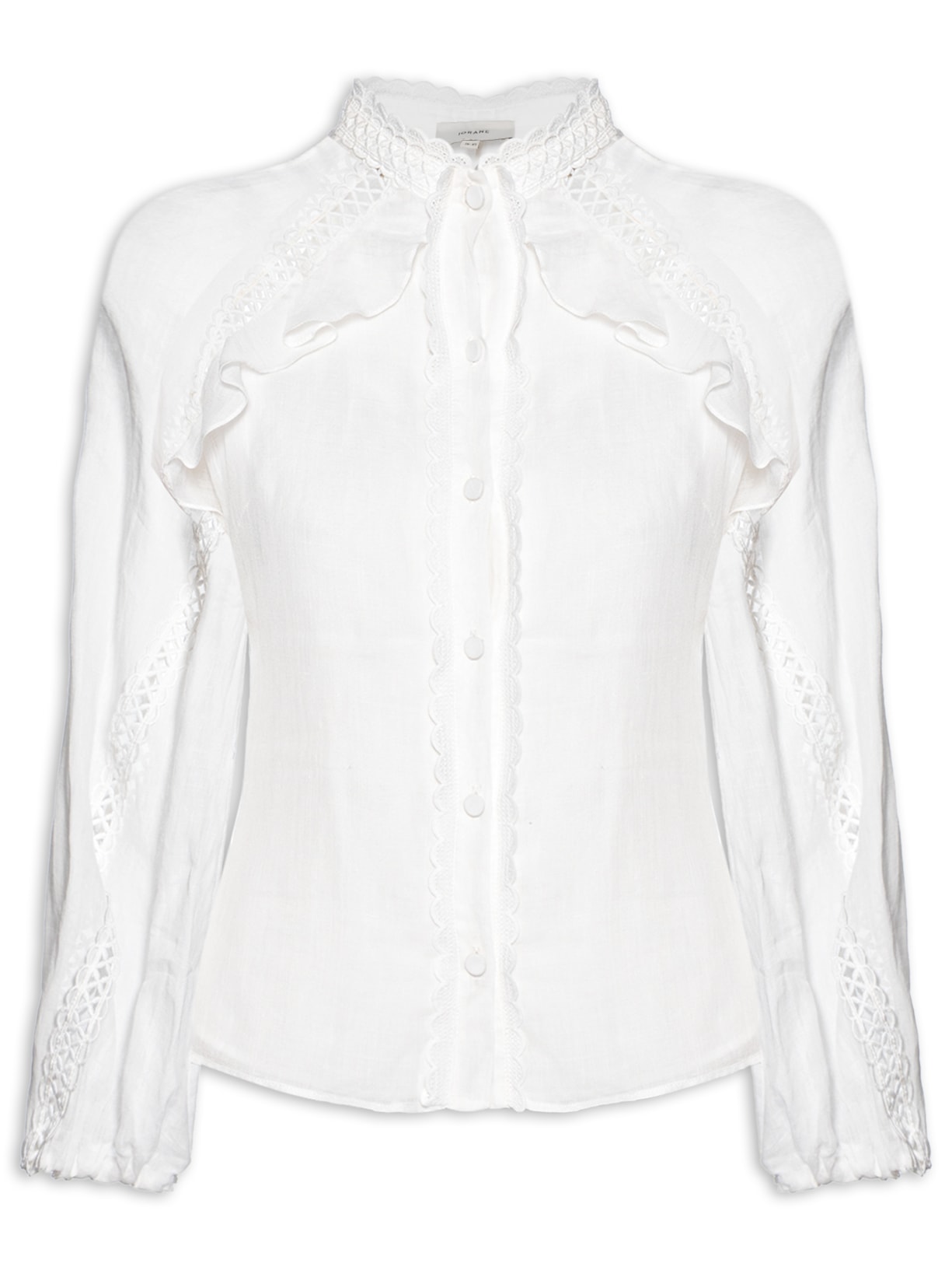 Camisa Feminina Alessandra – Branco Iorane