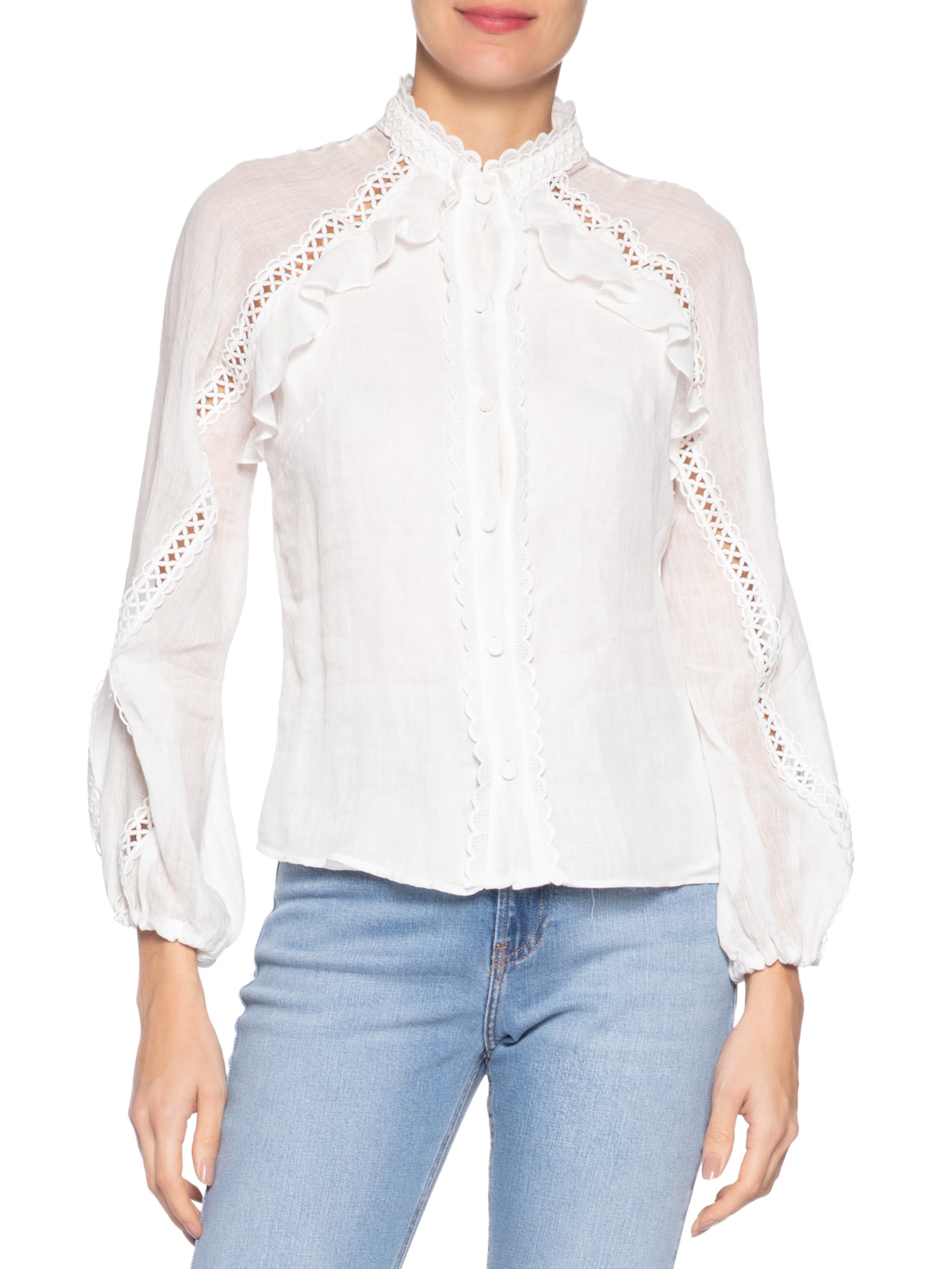 Camisa Feminina Alessandra – Branco Iorane