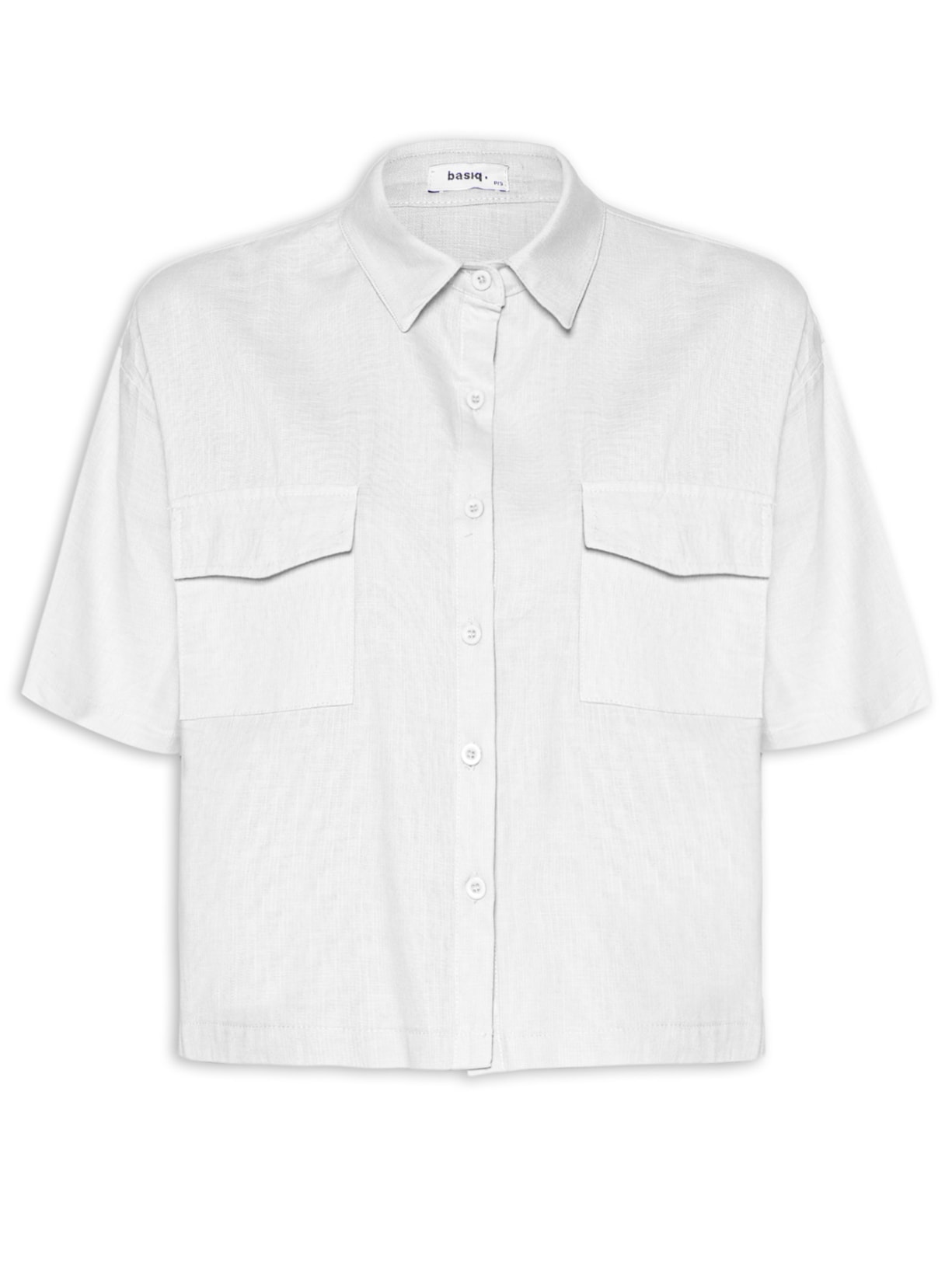 Camisa Feminina Alfaiataria Básica - Branco