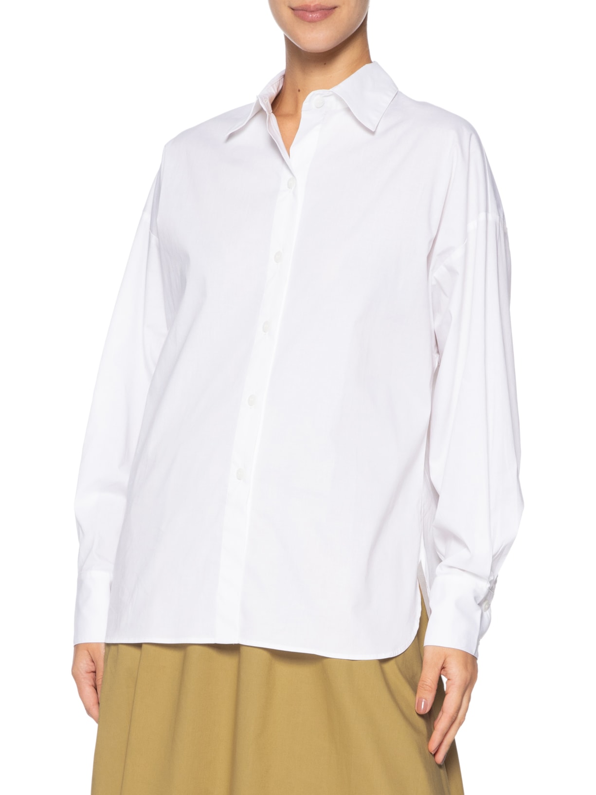 Camisa Feminina Alongada Branco '2Essential