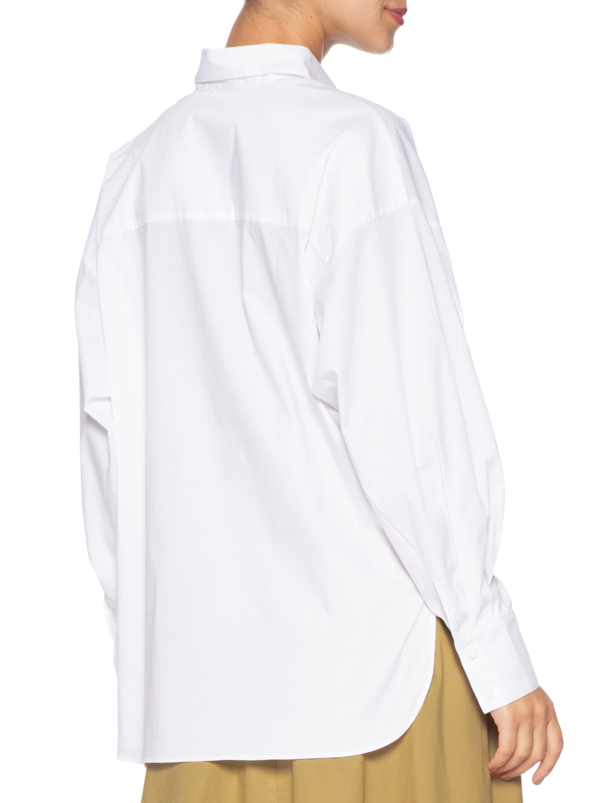 Camisa Feminina Alongada Off White '2Essential