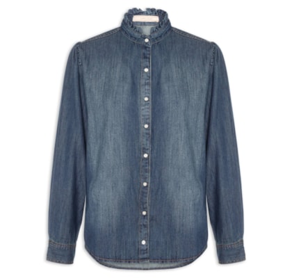 Camisa Feminina Amara - Azul