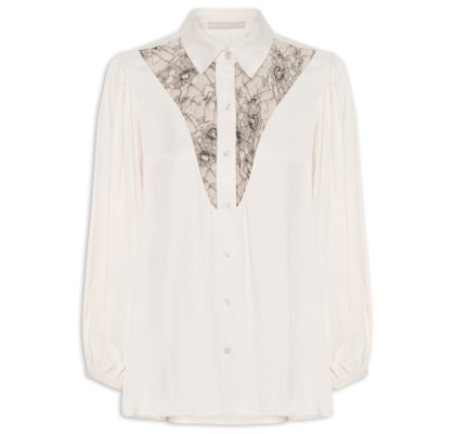Camisa Feminina Amina - Branco
