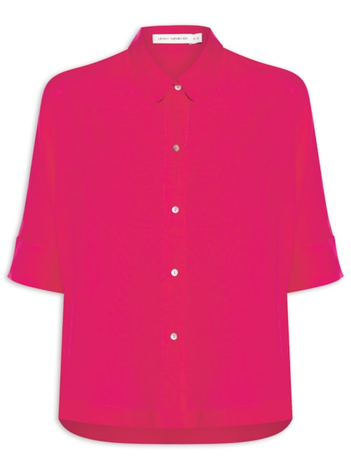 Camisa Feminina Ampla - Rosa