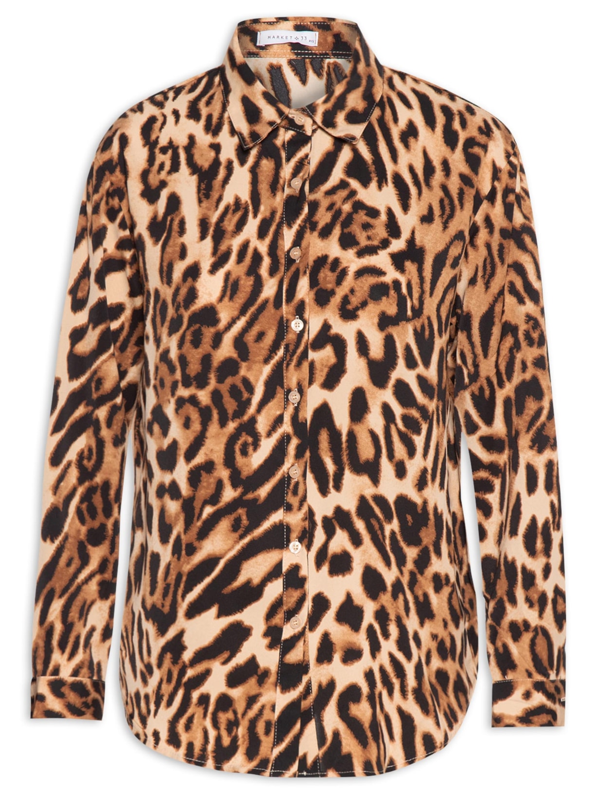 Camisa Feminina Animal Print Market 33