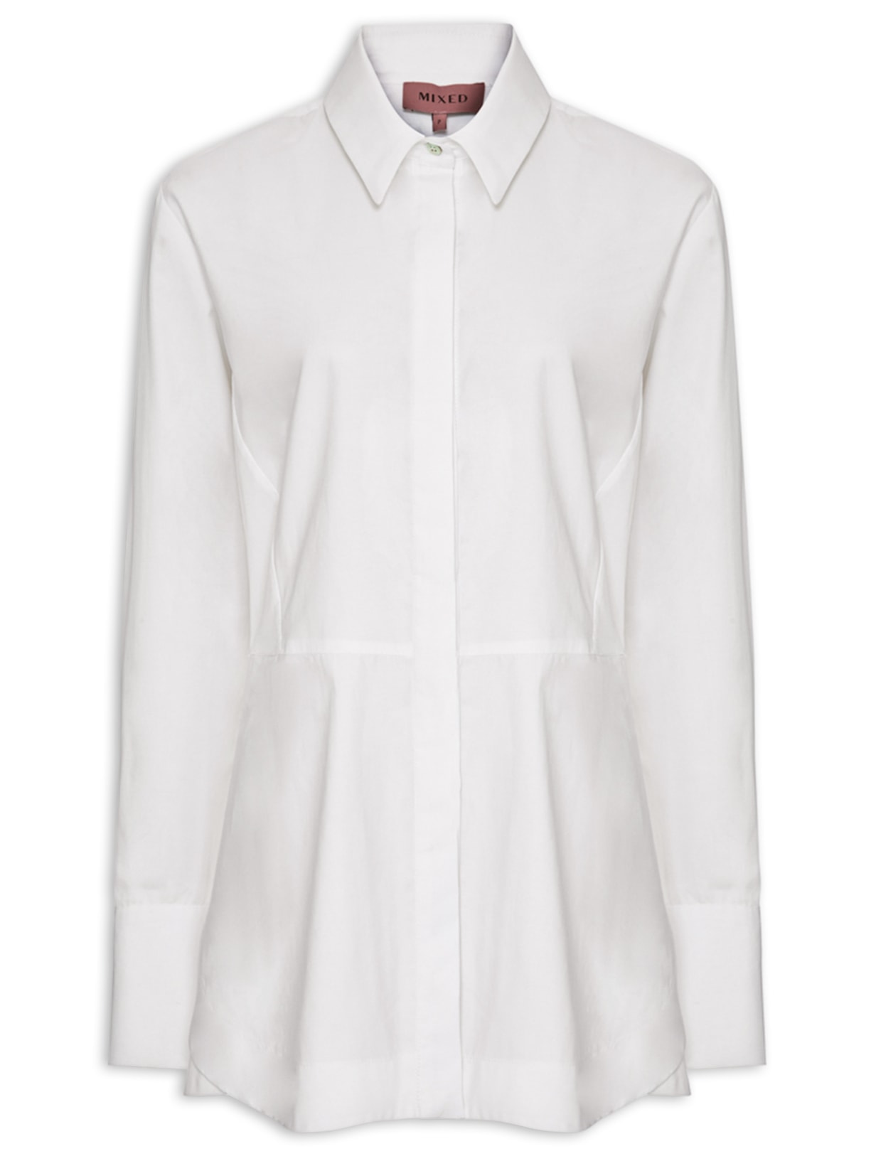 Camisa Feminina Augusta V27 Branco Mixed