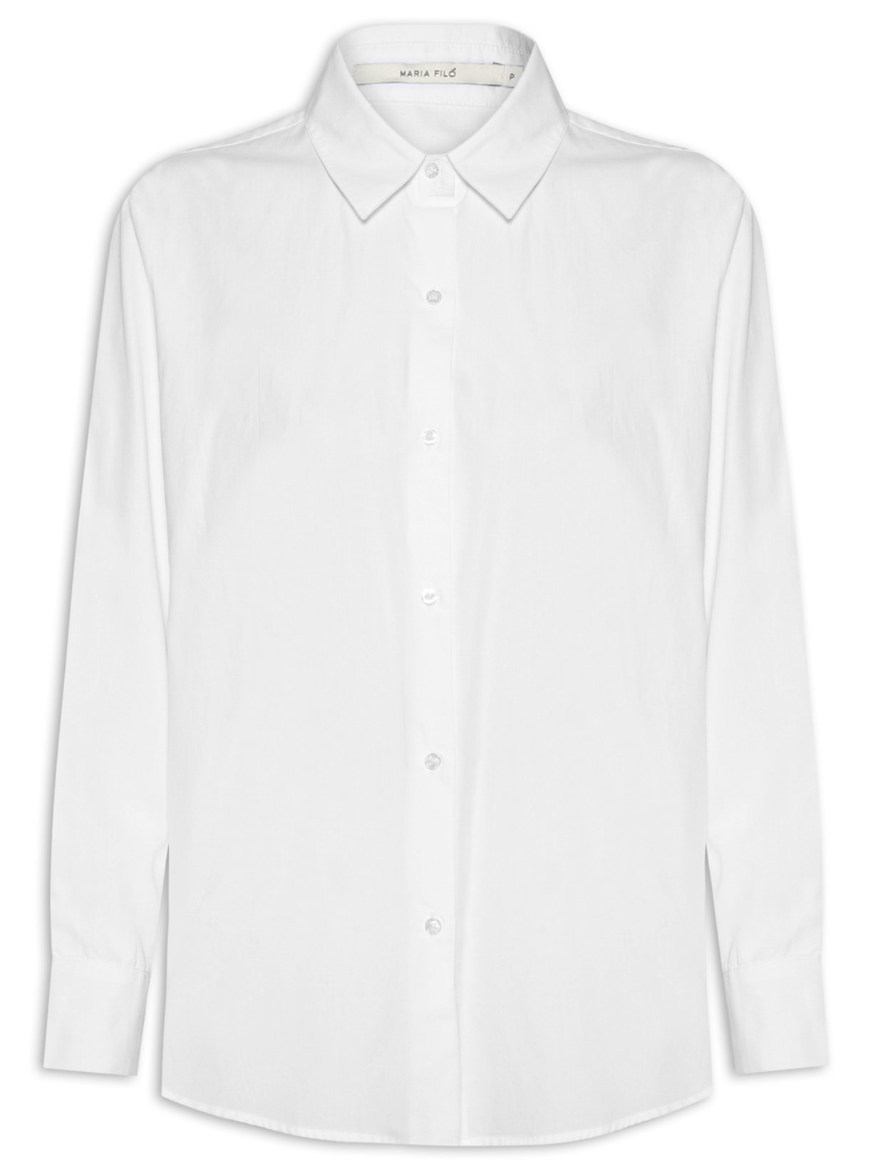Camisa Feminina Básica Algodão - Branco