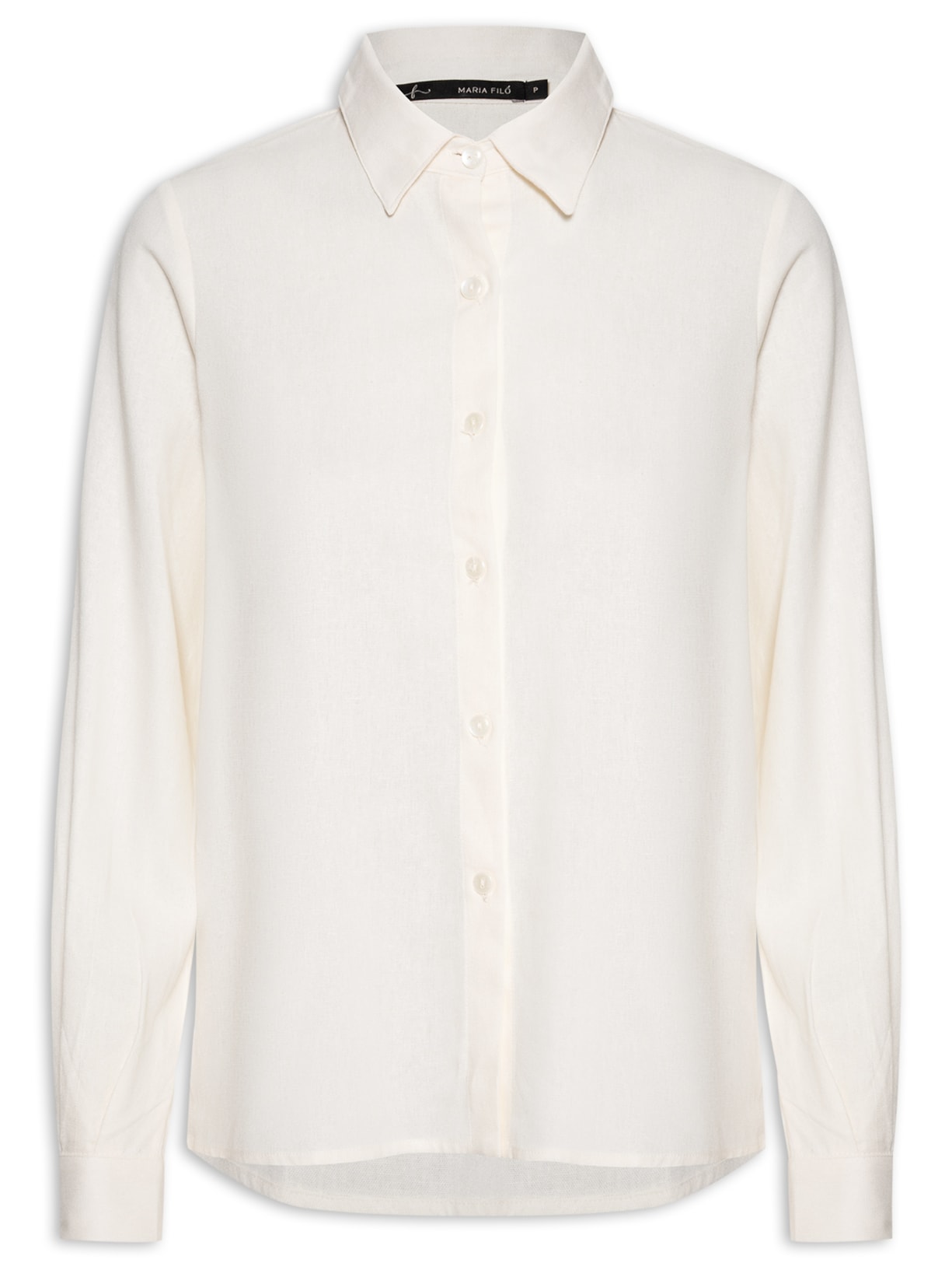 Camisa Feminina Básica Linho - Bege