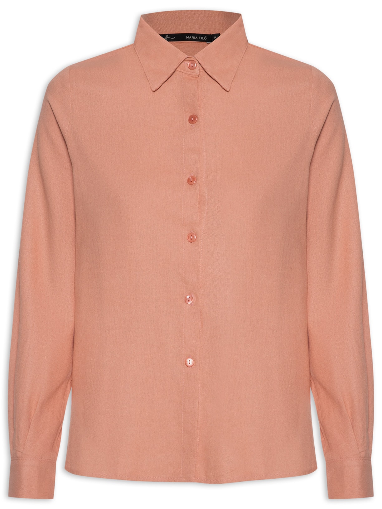 Camisa Feminina Básica Linho - Rosa