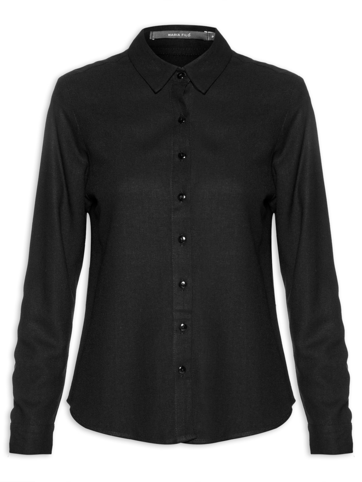 Camisa Feminina Básica - Preto